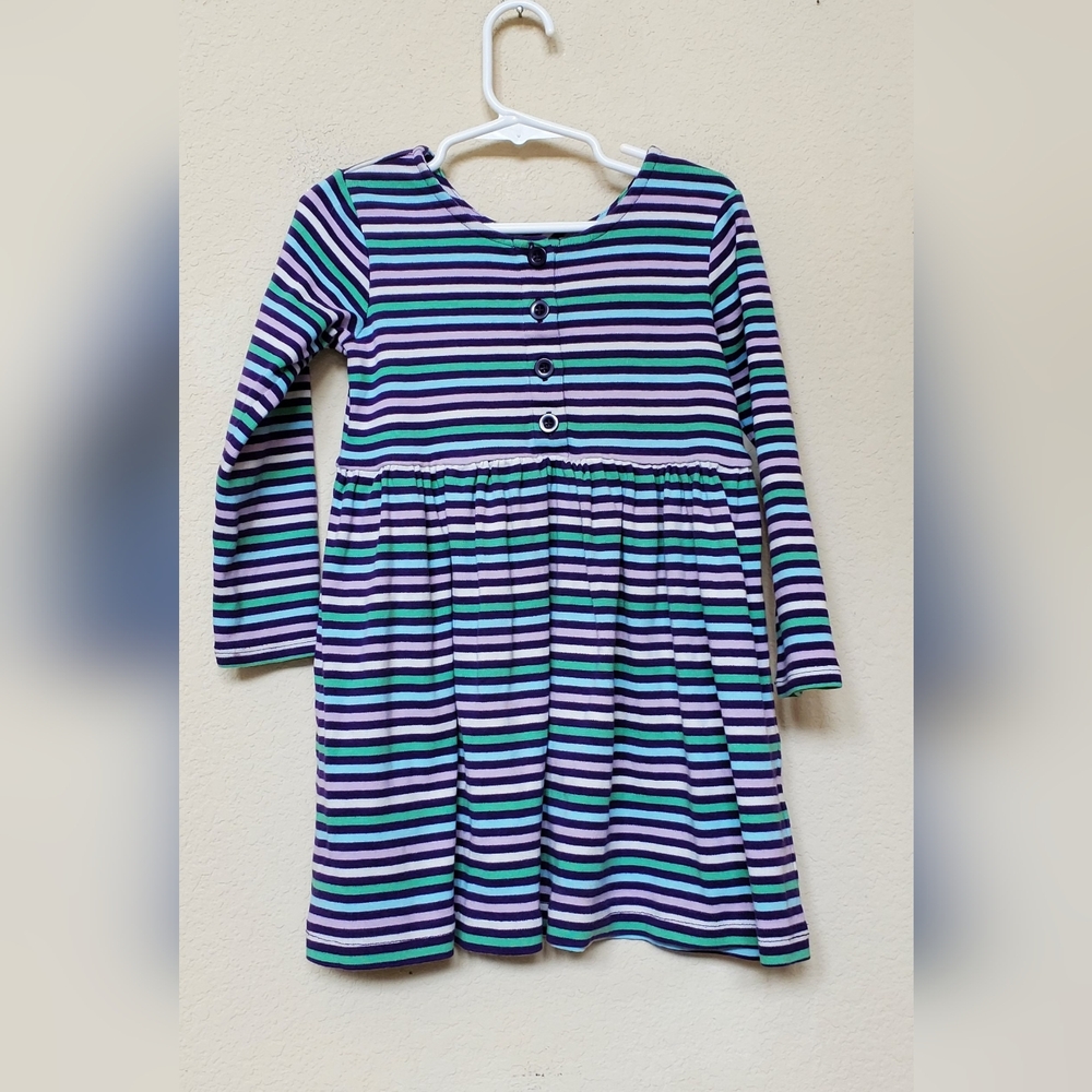 Hannah Anderson Striped Girls Dress.  Size 4